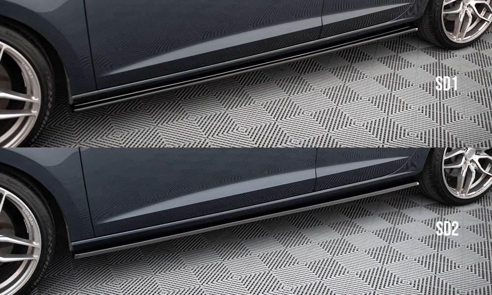 SIDE SKIRTS DIFFUSERS v.2 Seat Leon Mk3 Cupra/ FR Facelift