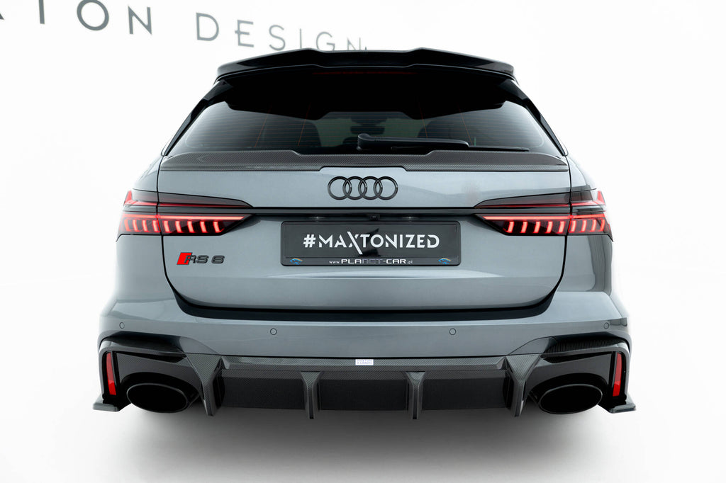 Set of Prepreg Carbon Fiber Splitters Audi RS6 C8