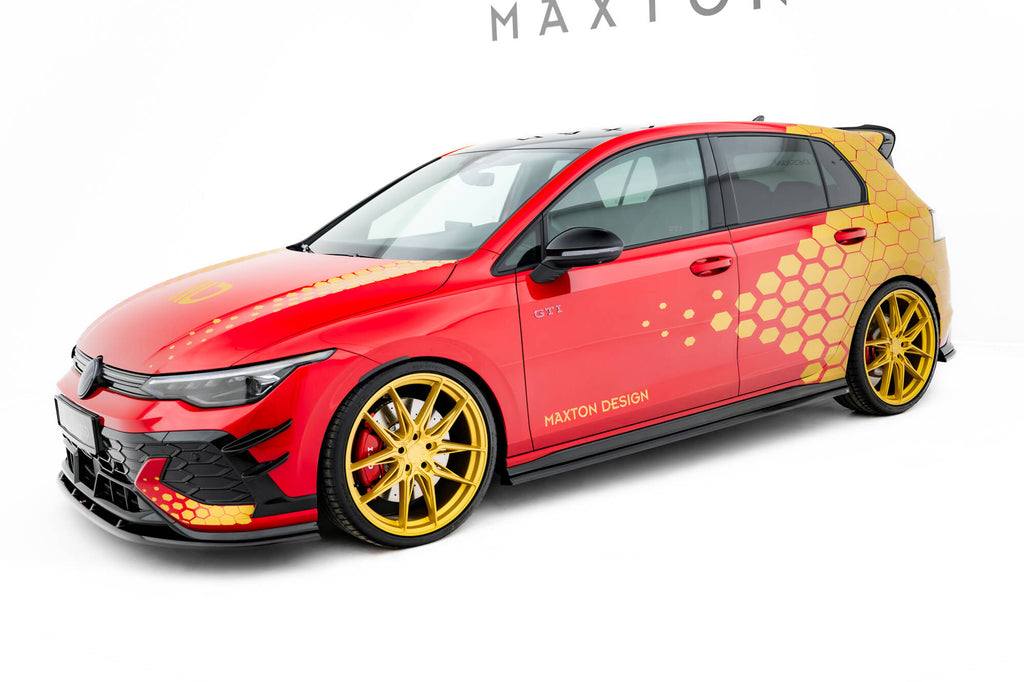 Set of Splitters V.2 Volkswagen Golf GTI Clubsport Mk8 Facelift