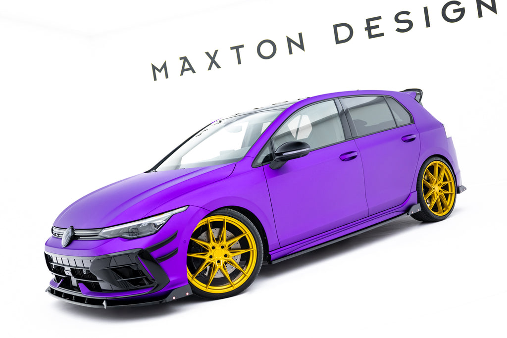 Set of Splitters V.4 Volkswagen Golf R Mk8 Facelift