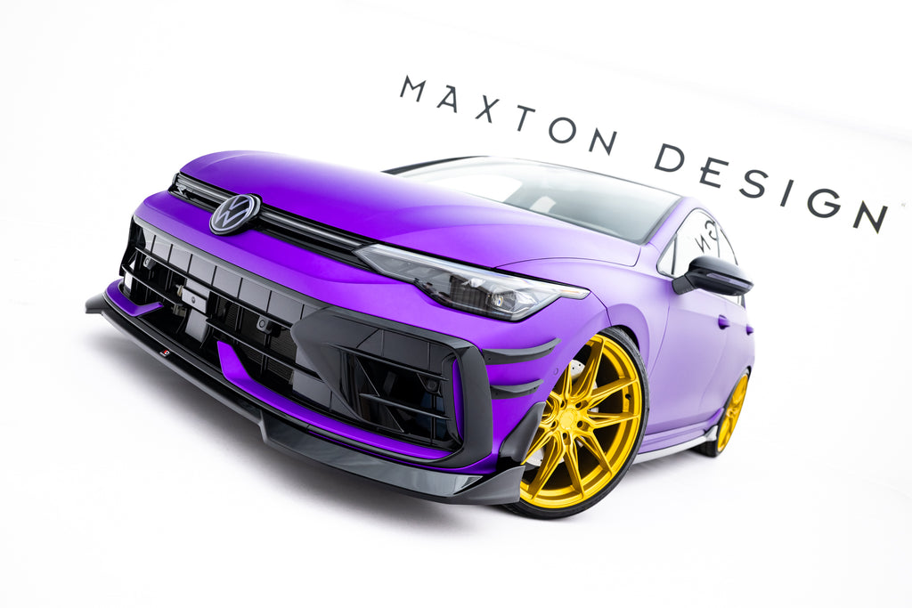 Set of Splitters V.6 Volkswagen Golf R Mk8 Facelift