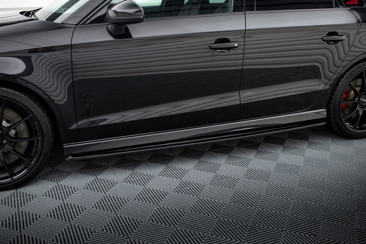 Side Skirts Diffusers Audi RS3 8V FL Sedan