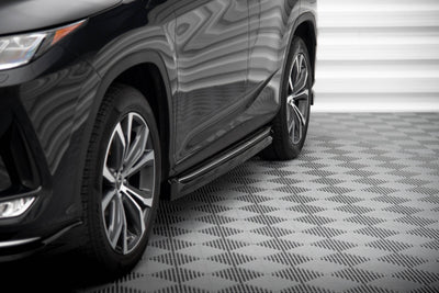Side Skirts Diffusers Lexus RX Mk4 Facelift (version with OEM step rails)