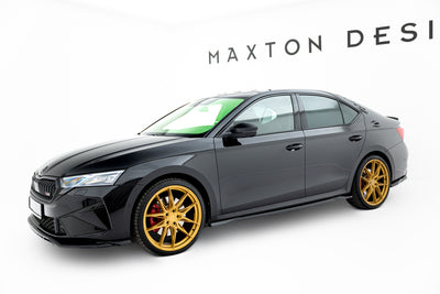 Side Skirts Diffusers V.1 Skoda Octavia RS Liftback / Combi Mk4 Facelift