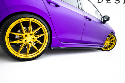 Side Skirts Diffusers V.1 Volkswagen Golf R Mk8 Facelift