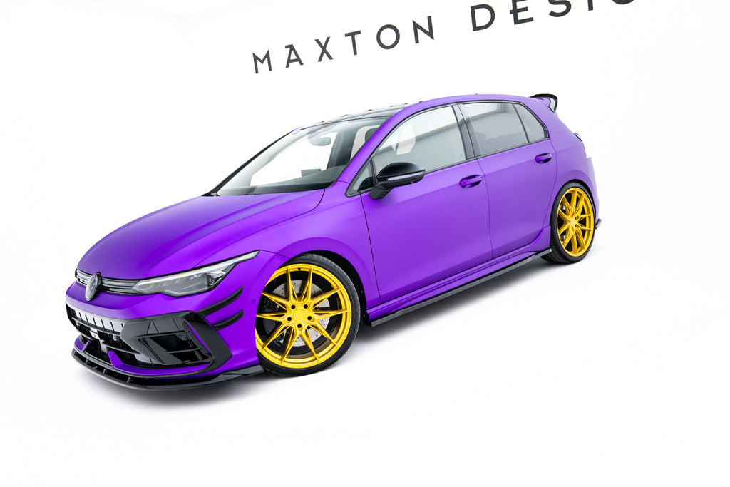 Side Skirts Diffusers V.1 Volkswagen Golf R Mk8 Facelift