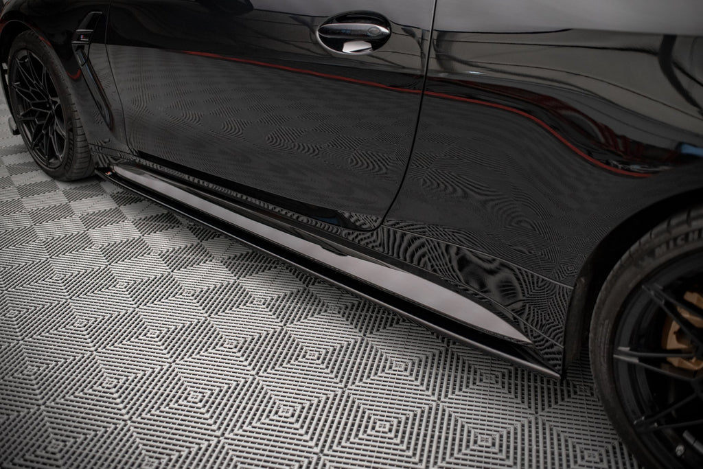 Side Skirts Diffusers V.2 BMW M4 G82 / G82 Facelift