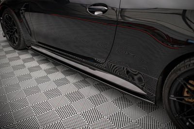 Side Skirts Diffusers V.2 BMW M4 G82 / G82 Facelift
