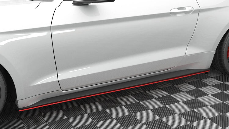Side Skirts Diffusers V.2 Ford Mustang Mk6 Facelift