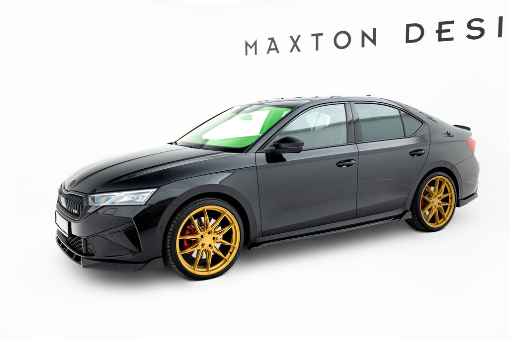Side Skirts Diffusers V.2 Skoda Octavia RS Liftback / Combi Mk4 Facelift