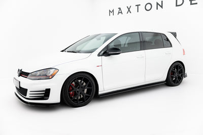Side Skirts Diffusers V.2 VW Golf 7 GTI (narrow)