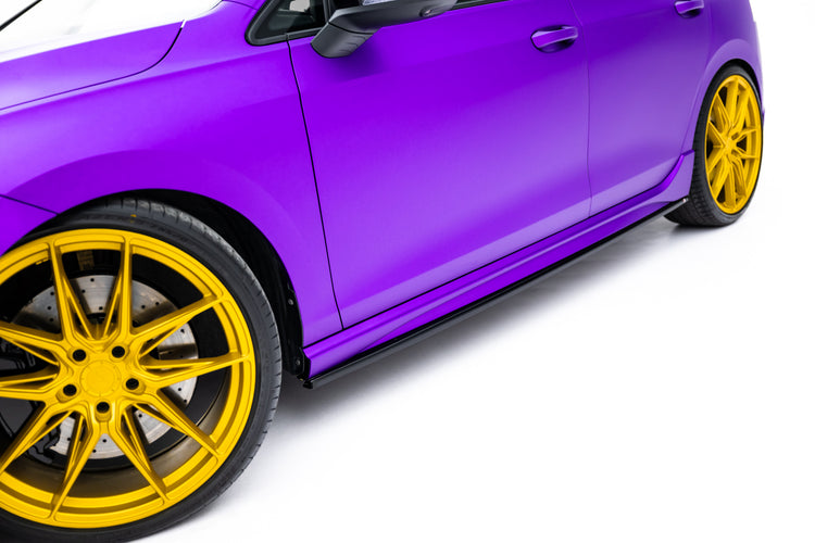 Side Skirts Diffusers V.3 Volkswagen Golf R Mk8 Facelift