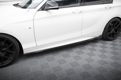Side Skirts Diffusers V.4 + Flaps BMW 1 M-Pack / M140i F20 Facelift