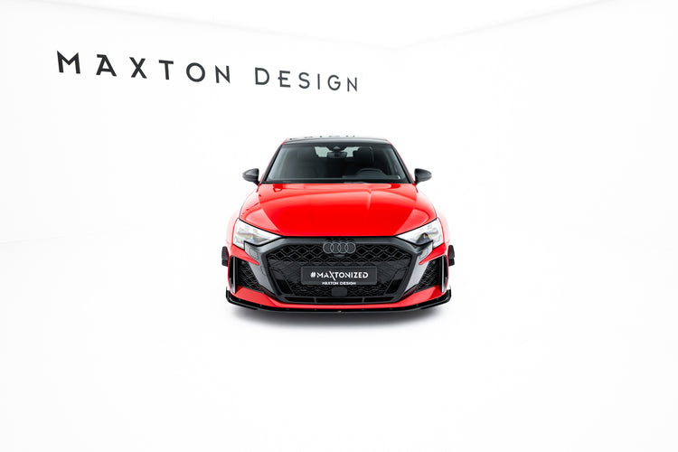 Street Pro Front Splitter + Flaps Audi RS3 Sedan 8Y Facelift