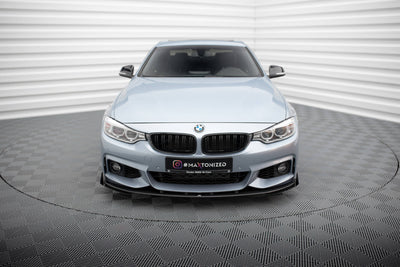 Street Pro Front Splitter + Flaps BMW 4 Coupe / Gran Coupe / Cabrio M-Pack F32 / F36 / F33