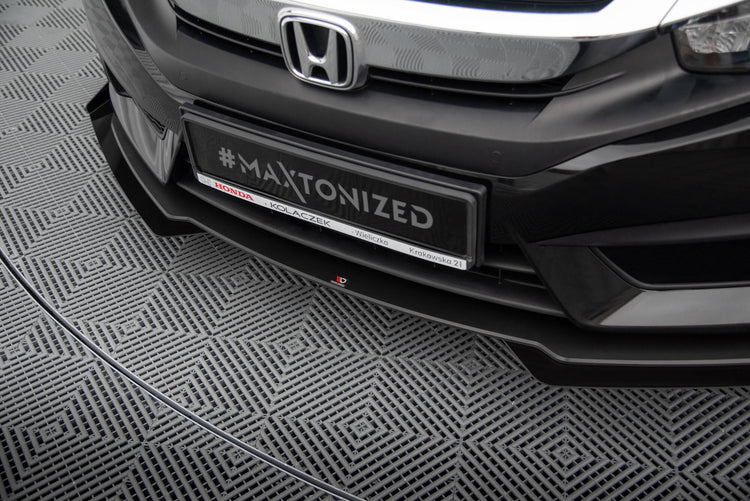 Street Pro Front Splitter + Flaps Honda Civic Sedan Mk10