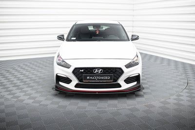 Street Pro Front Splitter + Flaps Hyundai I30 N Mk3 Hatchback / Fastback