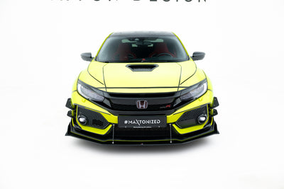 Street Pro Front Splitter Honda Civic Type R Mk10