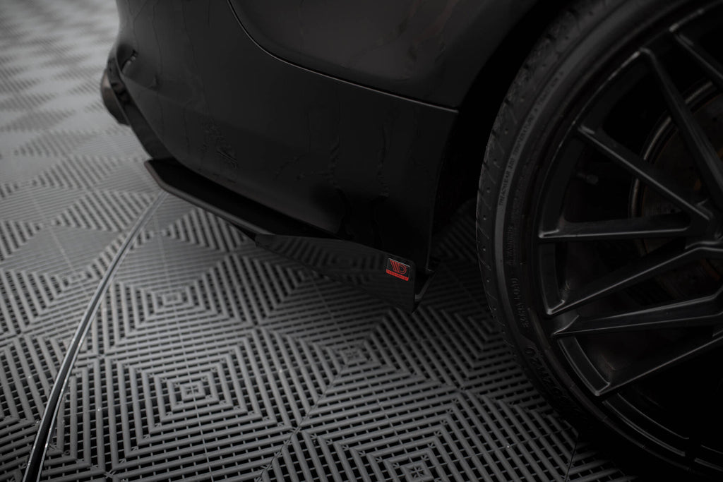 Street Pro Rear Side Splitters + Flaps Audi A7 S-Line C7