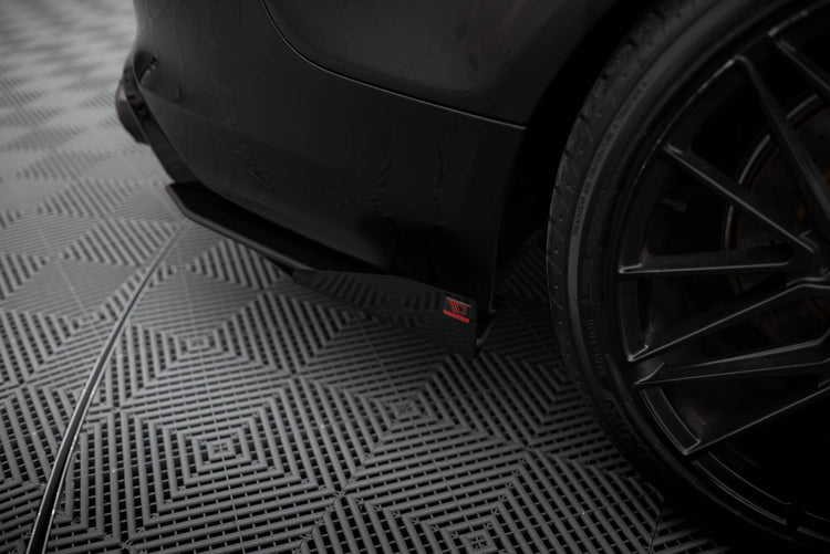 Street Pro Rear Side Splitters + Flaps Audi A7 S-Line C7