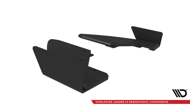 Street Pro Rear Side Splitters + Flaps Audi TT S 8S Facelift