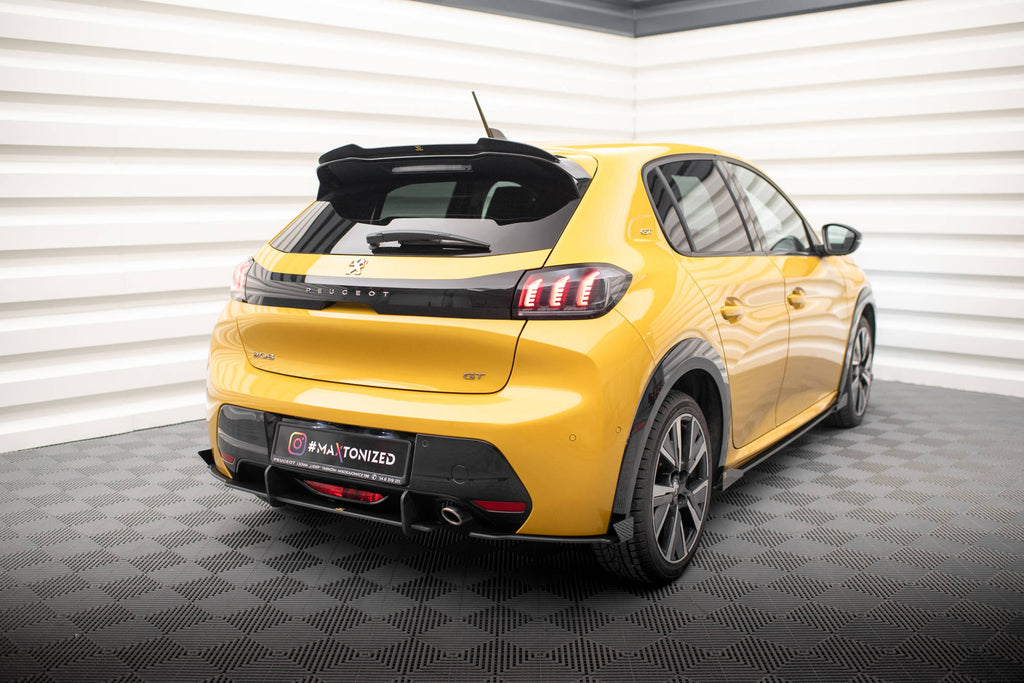 Street Pro Rear Side Splitters + Flaps Peugeot 208 GT Mk2
