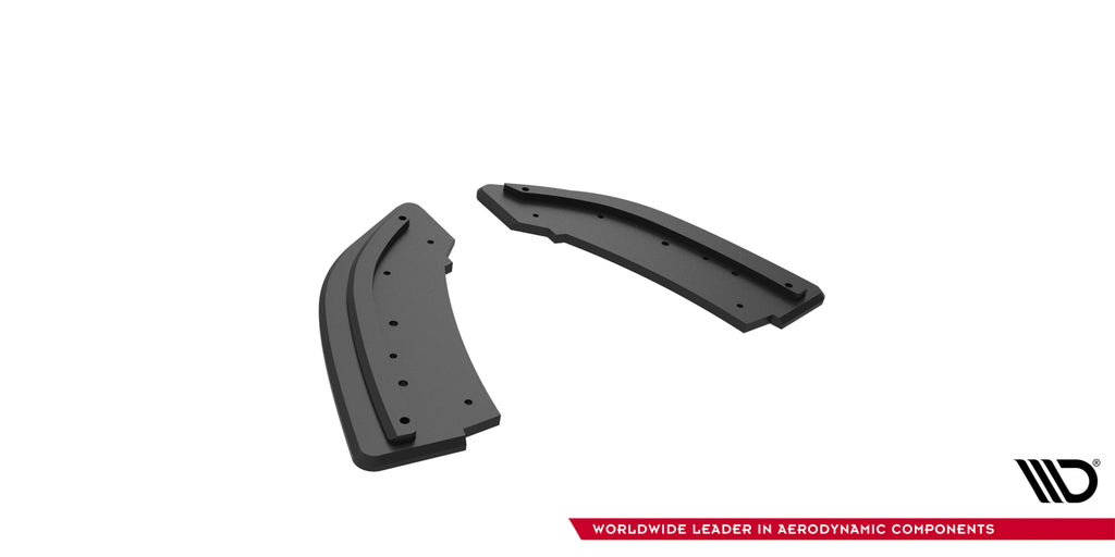 Street Pro Rear Side Splitters Mazda 3 MPS Mk1 EU Version