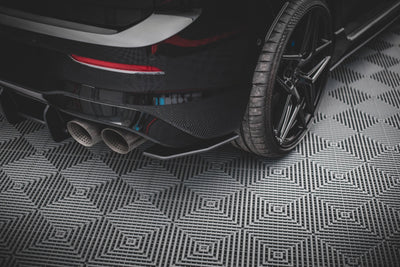 Street Pro Rear Side Splitters V.1 Volkswagen Golf R Mk8 / Mk8 Facelift