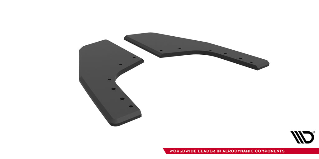 Street Pro Rear Side Splitters V.2 Volkswagen Golf R Mk8 / Mk8 Facelift