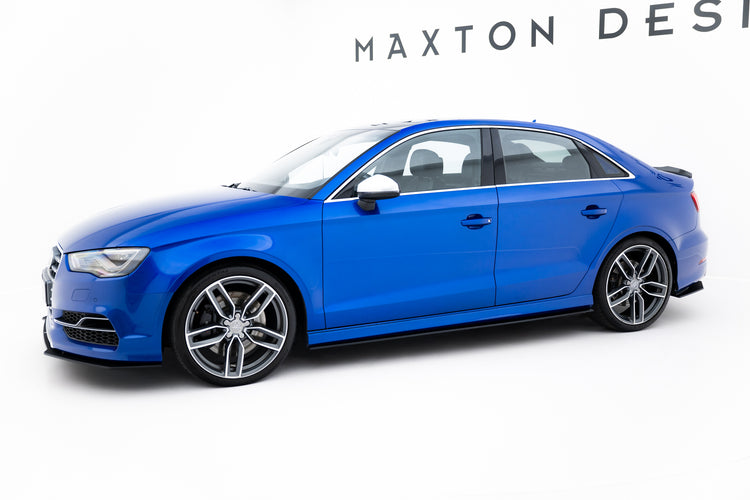 Street Pro Side Skirts Diffusers Audi S3 / A3 S-Line Sedan 8V