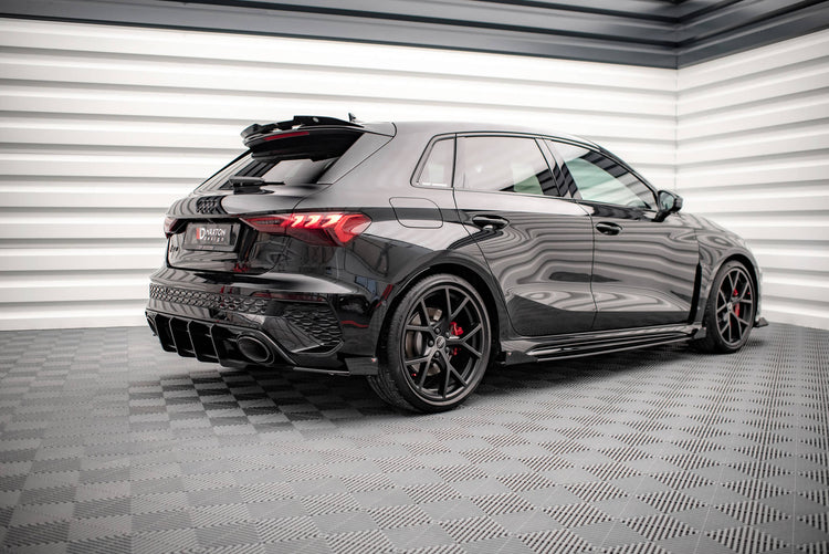 Street Pro Side Skirts Diffusers + Flaps Audi RS3 Sportback 8Y