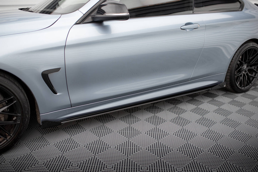 Street Pro Side Skirts Diffusers + Flaps BMW 4 Coupe / Gran Coupe / Cabrio M-Pack F32 / F36 / F33