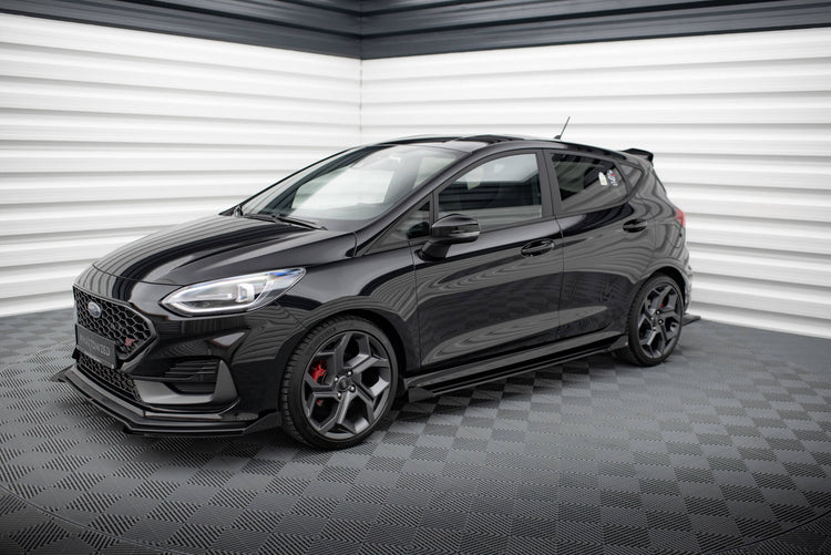 Street Pro Side Skirts Diffusers + Flaps Ford Fiesta  ST / ST-Line Mk8
