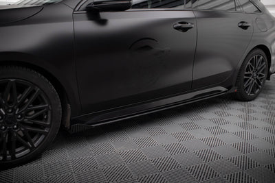Street Pro Side Skirts Diffusers + Flaps Kia Proceed GT / GT-Line Mk1 Facelift / Ceed GT Mk3 Facelift