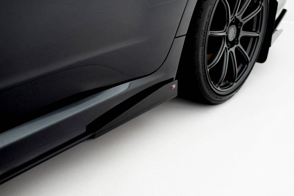 Street Pro Side Skirts Diffusers + Flaps Subaru Impreza WRX STI Mk3 Facelift